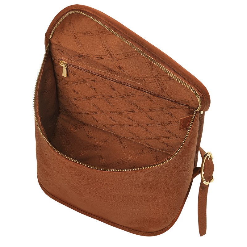 Longchamp Le Foulonné Backpack Caramel | QGNV81630