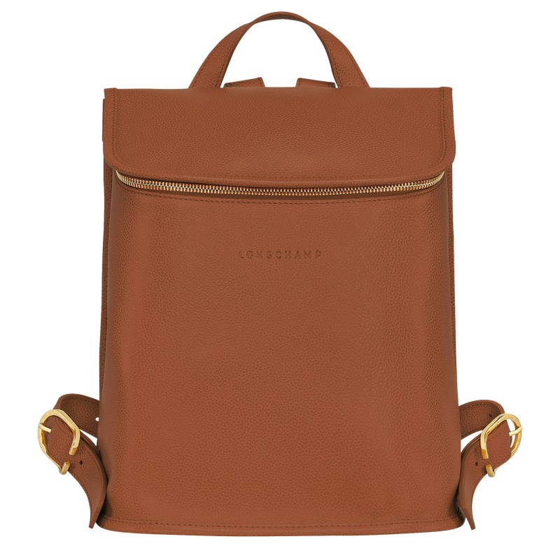 Longchamp Le Foulonné Backpack Caramel | QGNV81630