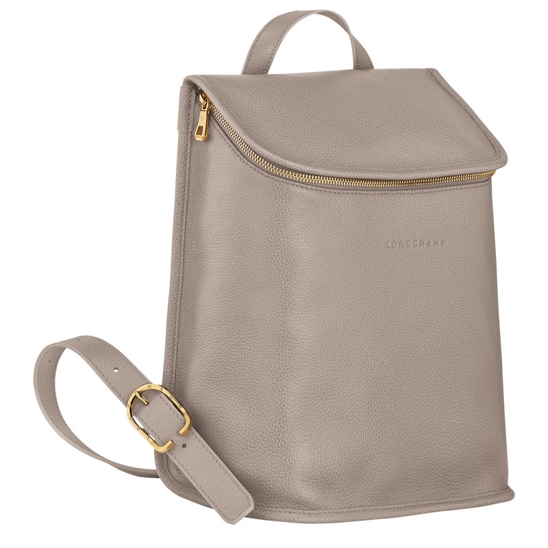 Longchamp Le Foulonné Backpack Turtledove | BYEN90738