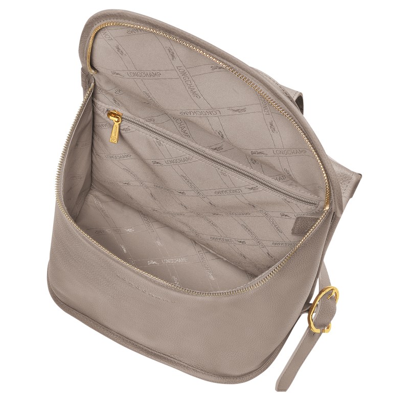 Longchamp Le Foulonné Backpack Turtledove | BYEN90738