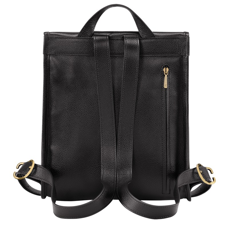 Longchamp Le Foulonné Backpack Zwart | CWLA28431