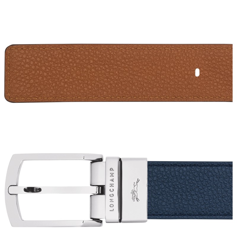 Longchamp Le Foulonné Belt Donkerblauw | MLPV24680