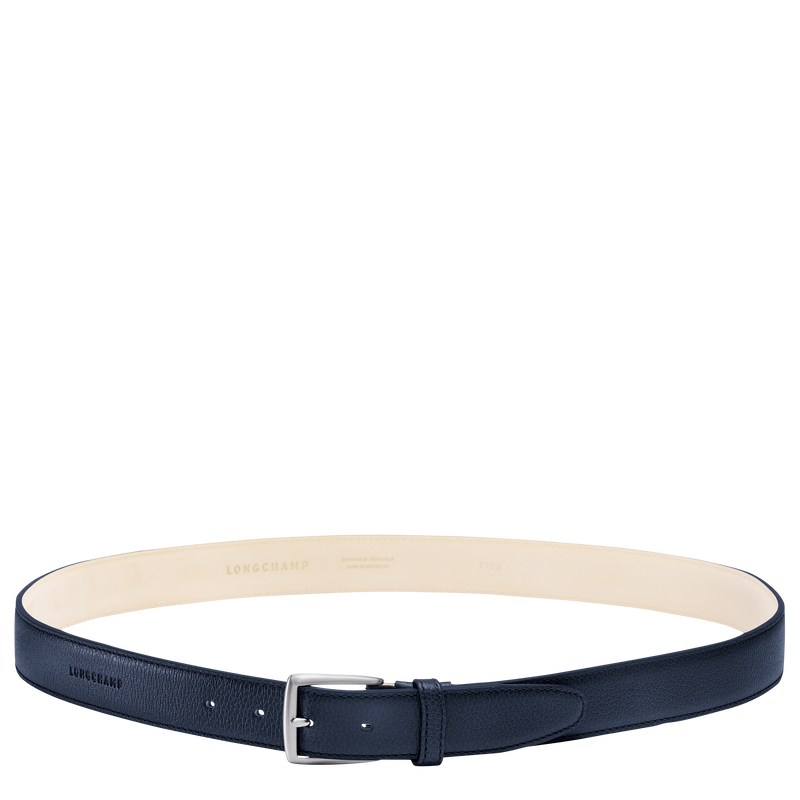 Longchamp Le Foulonné Belt Donkerblauw | NAKS01429