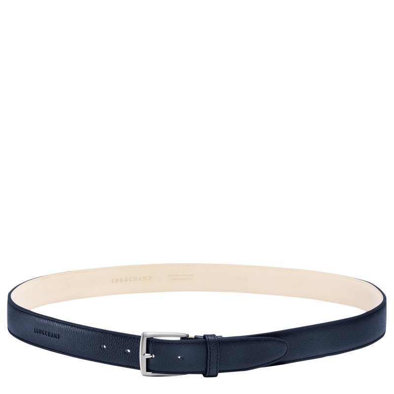 Longchamp Le Foulonné Belt Donkerblauw | WEFT58734