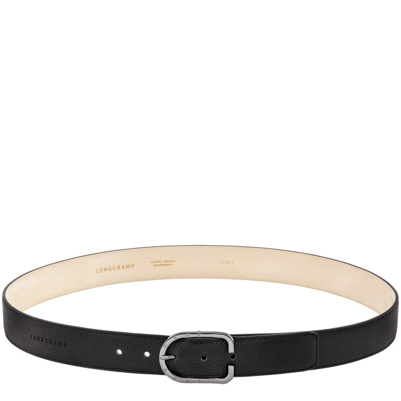 Longchamp Le Foulonné Belt Zwart | CFEO49562