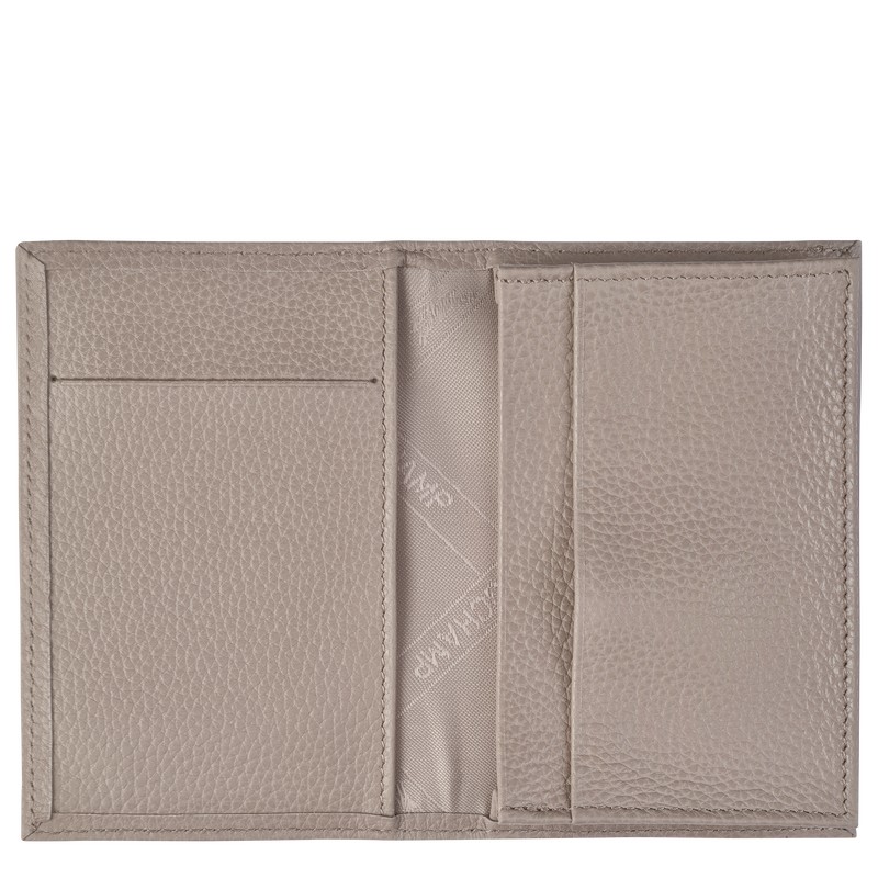 Longchamp Le Foulonné Card Holder Turtledove | QBPF02567