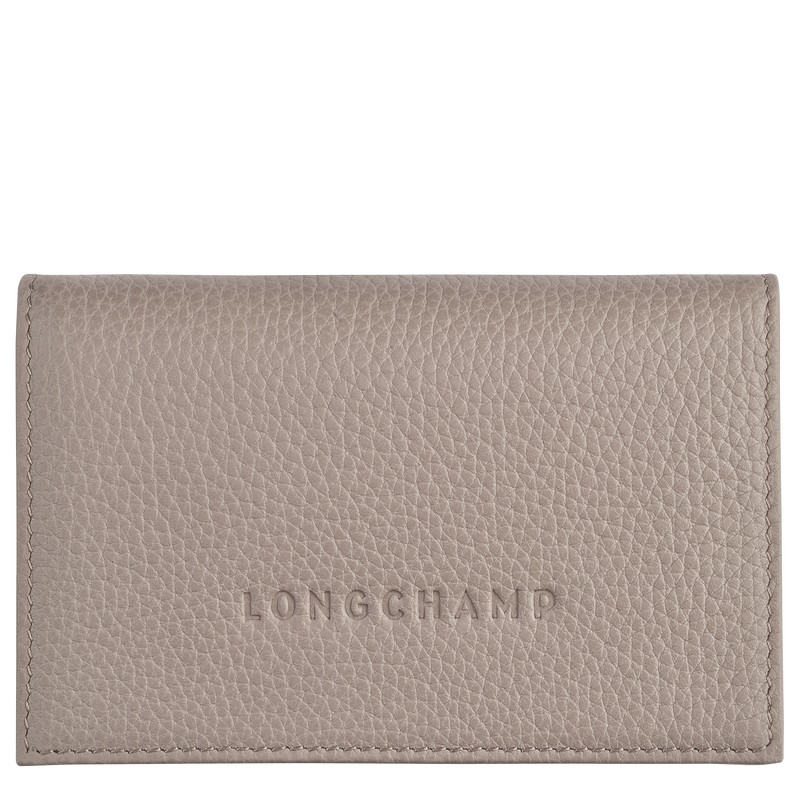 Longchamp Le Foulonné Card Holder Turtledove | QBPF02567