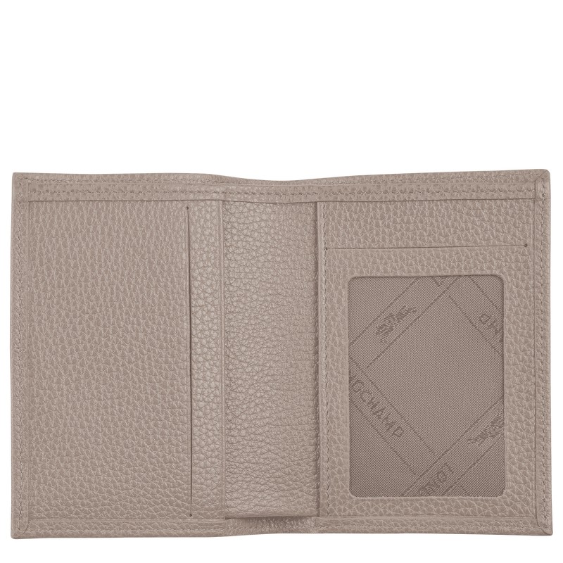 Longchamp Le Foulonné Card Holder Turtledove | PMBQ53478