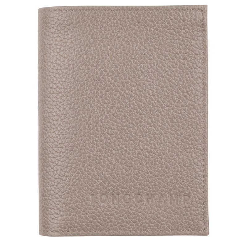 Longchamp Le Foulonné Card Holder Turtledove | PMBQ53478