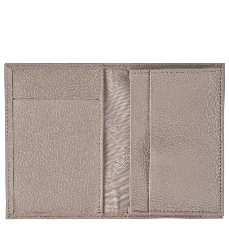 Longchamp Le Foulonné Card Holder Turtledove | BGEL58391