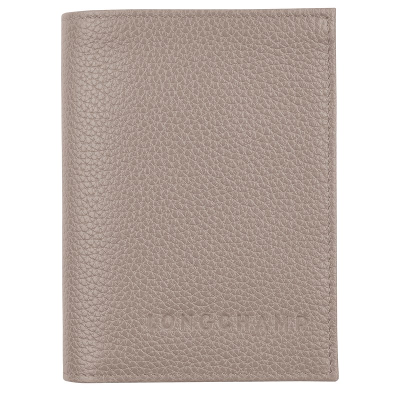 Longchamp Le Foulonné Card Holder Turtledove | ETQU78051