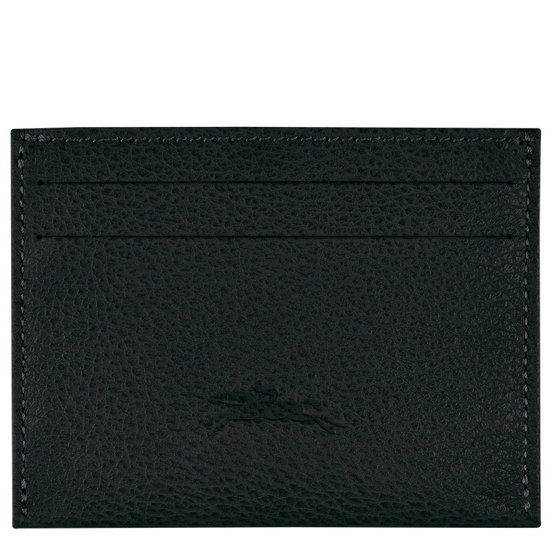 Longchamp Le Foulonné Cardholder Zwart | PFAY98062