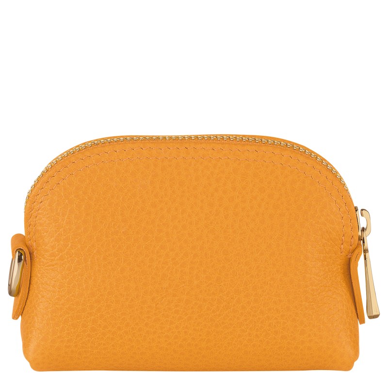 Longchamp Le Foulonné Coin Purse Abrikoos | KMBI12793