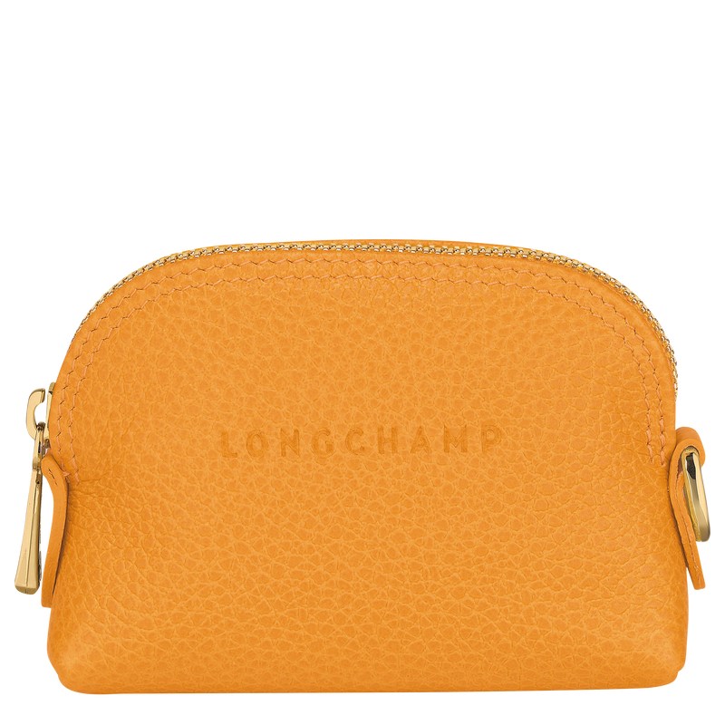 Longchamp Le Foulonné Coin Purse Abrikoos | KMBI12793