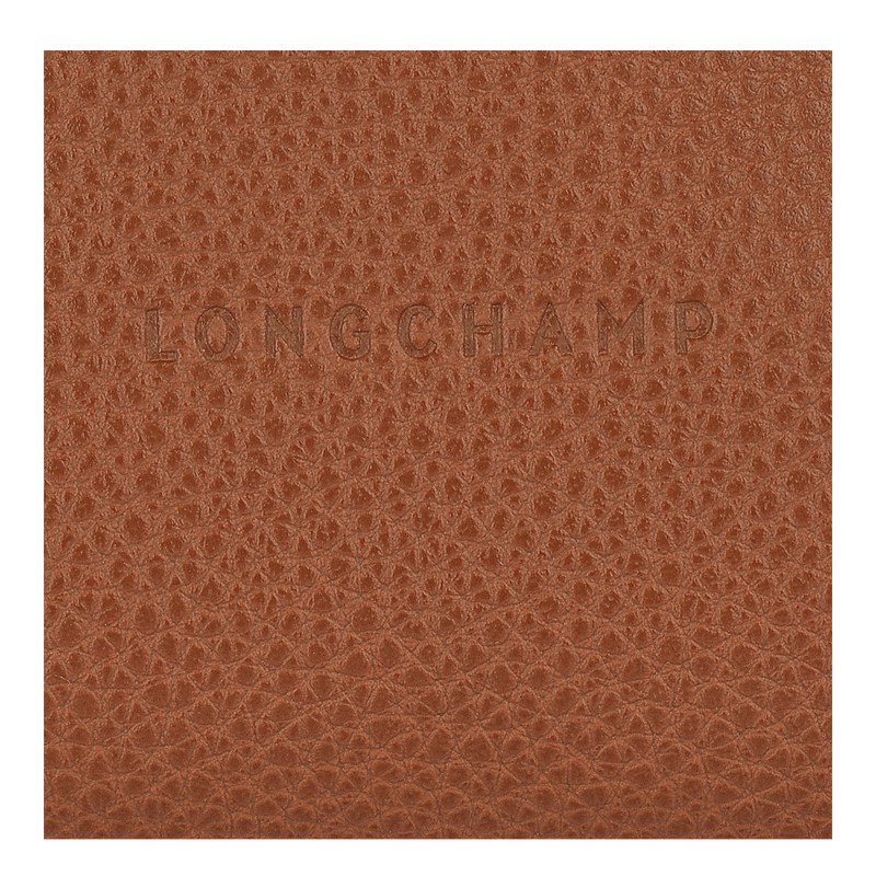 Longchamp Le Foulonné Coin Purse Caramel | GLQO76952