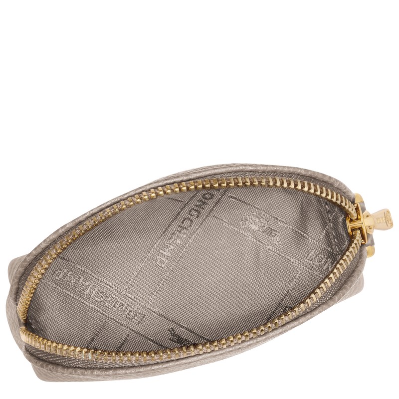 Longchamp Le Foulonné Coin Purse Turtledove | RUCG21739