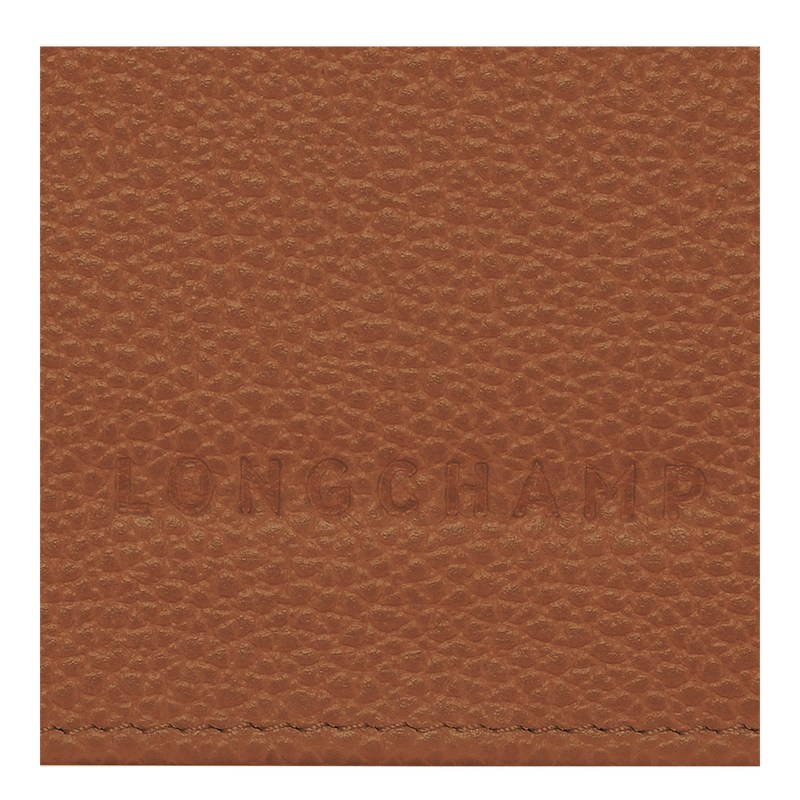 Longchamp Le Foulonné Continental Wallet Caramel | CKSV75462