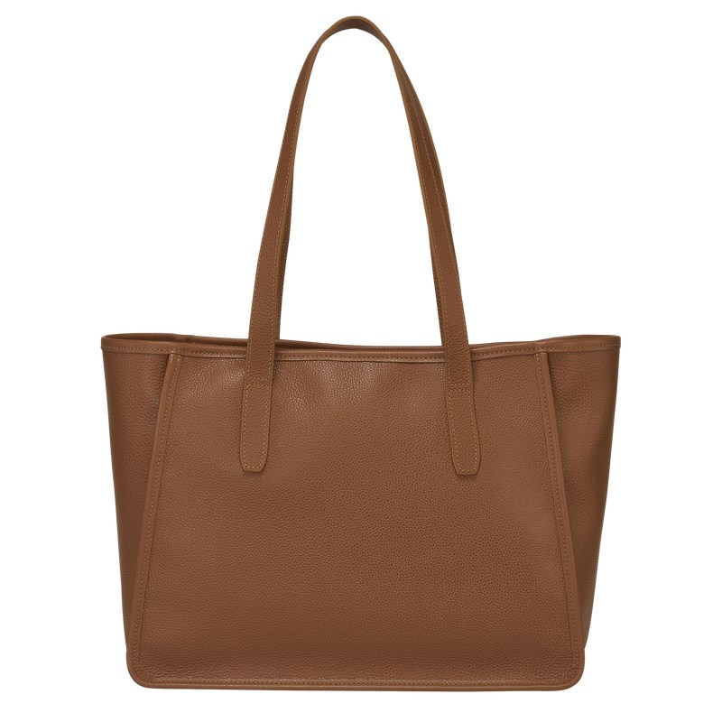 Longchamp Le Foulonné L Tote Bag Caramel | LJHO30742