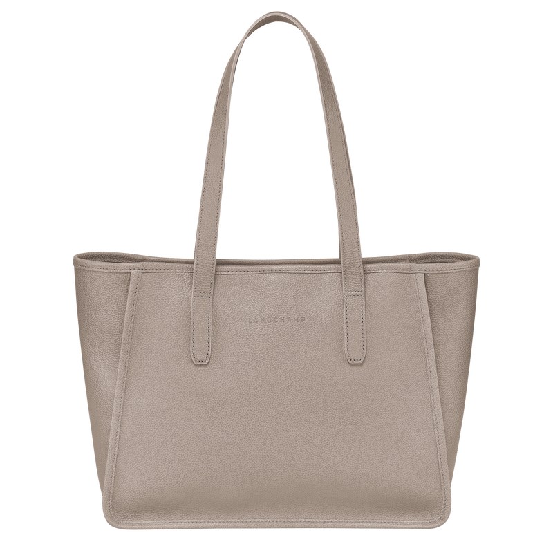 Longchamp Le Foulonné L Tote Bag Turtledove | XRWB76248