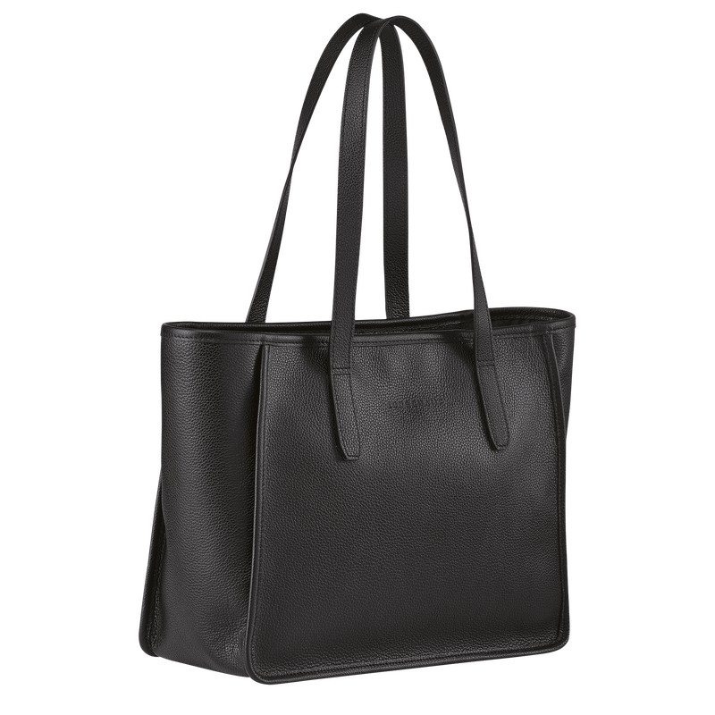 Longchamp Le Foulonné L Tote Bag Zwart | ZLMF20589