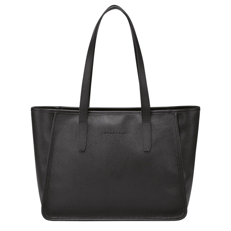 Longchamp Le Foulonné L Tote Bag Zwart | ZLMF20589