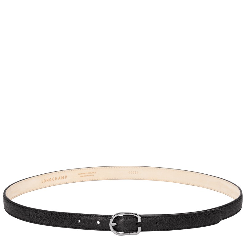 Longchamp Le Foulonné Ladies\' Belt Zwart | MPVX13902