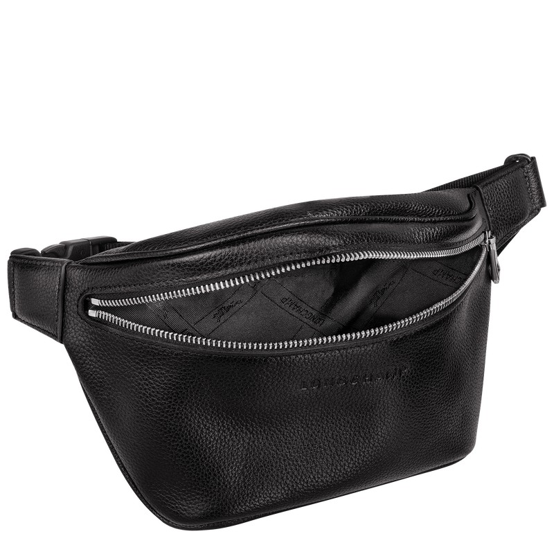 Longchamp Le Foulonné M Belt Bag Zwart | EQZC59824