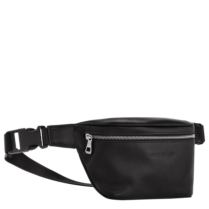 Longchamp Le Foulonné M Belt Bag Zwart | IUZM71698