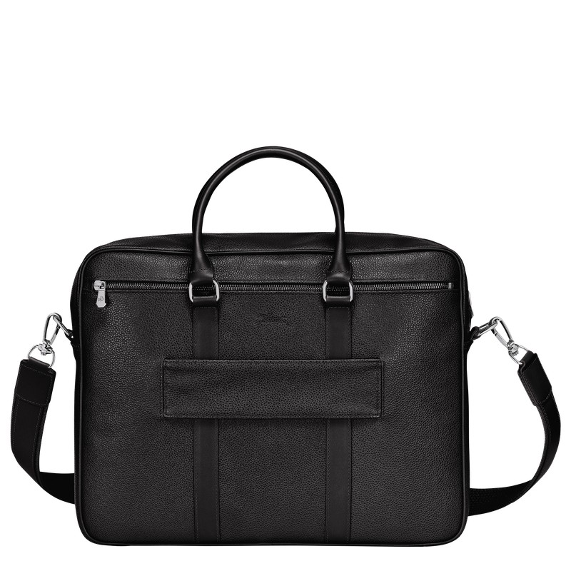 Longchamp Le Foulonné M Briefcase Zwart | GEMX45287