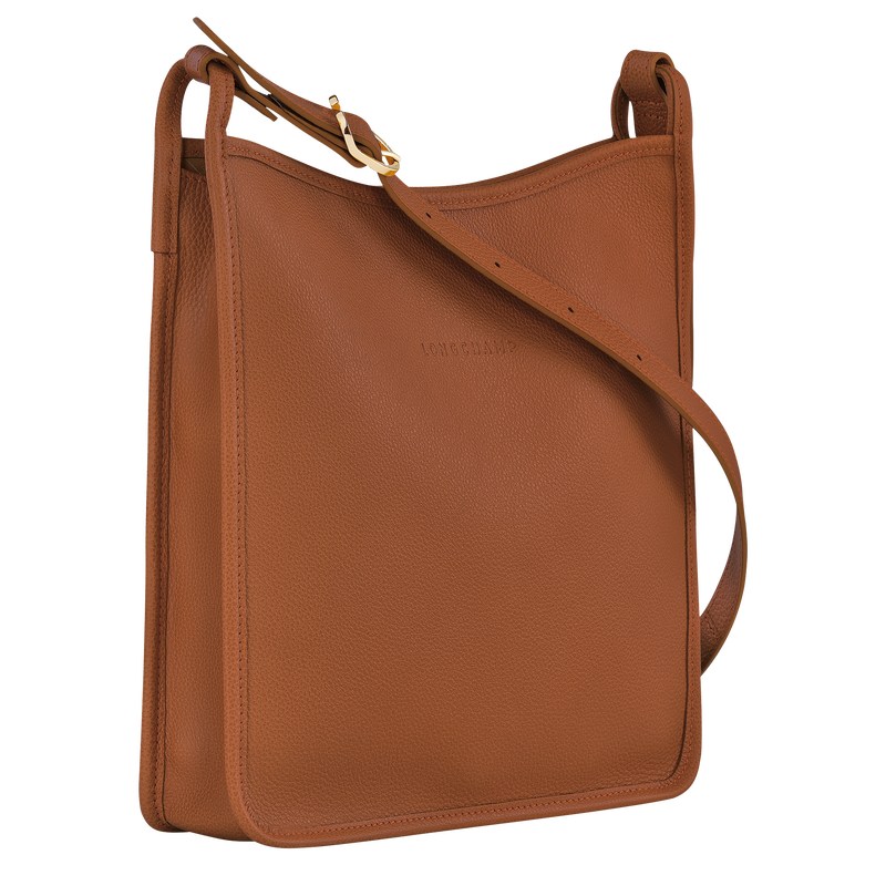 Longchamp Le Foulonné M Crossbody Bag Caramel | LJQB86431