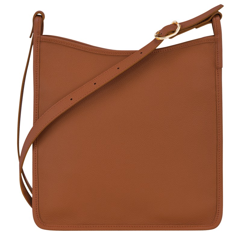 Longchamp Le Foulonné M Crossbody Bag Caramel | LJQB86431