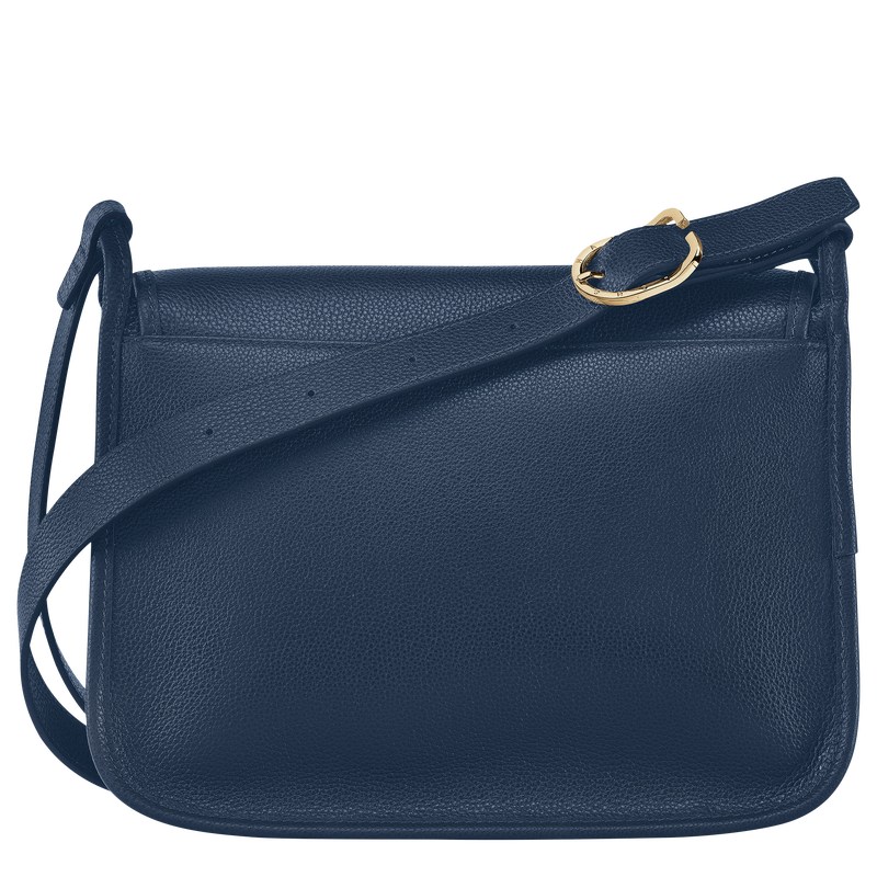 Longchamp Le Foulonné M Crossbody Bag Donkerblauw | XJWA75342