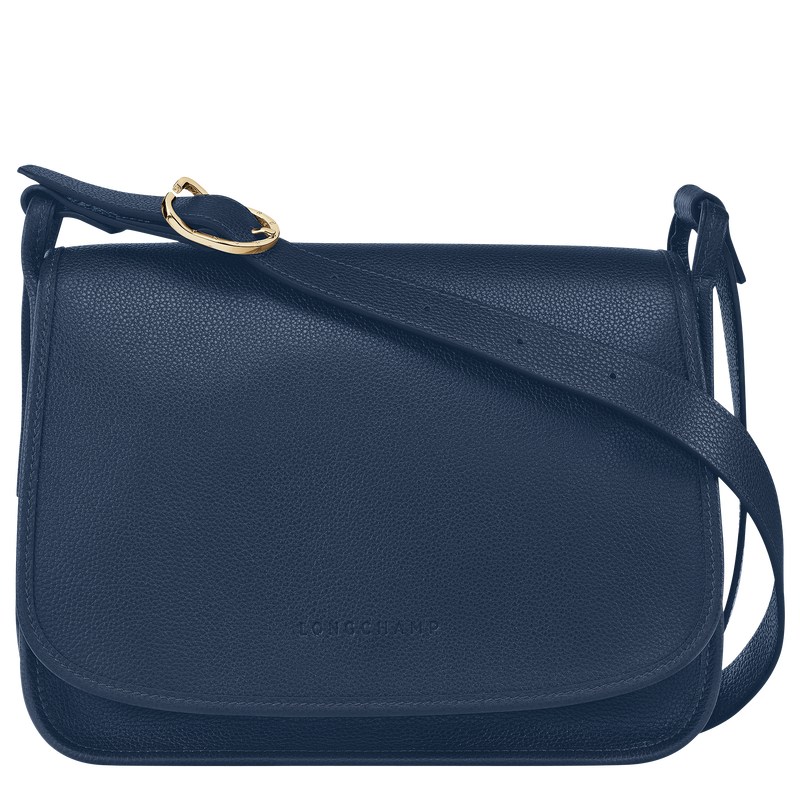 Longchamp Le Foulonné M Crossbody Bag Donkerblauw | XJWA75342