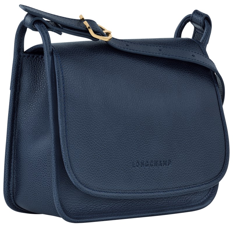 Longchamp Le Foulonné M Crossbody Bag Donkerblauw | CTMH03458