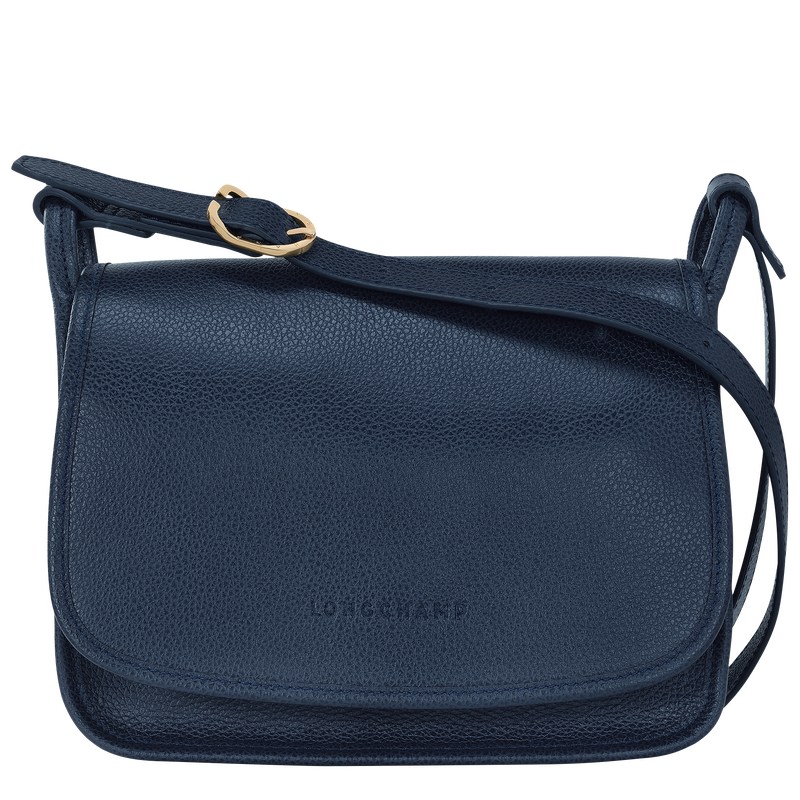 Longchamp Le Foulonné M Crossbody Bag Donkerblauw | CTMH03458