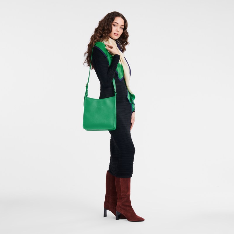 Longchamp Le Foulonné M Crossbody Bag Groen | YKRA35061