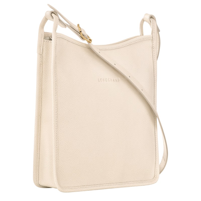 Longchamp Le Foulonné M Crossbody Bag Paper | YQXV46193