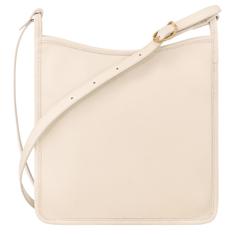 Longchamp Le Foulonné M Crossbody Bag Paper | YQXV46193