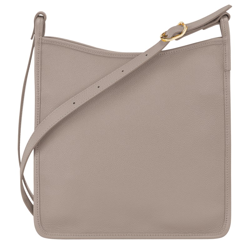 Longchamp Le Foulonné M Crossbody Bag Turtledove | VWAE78923