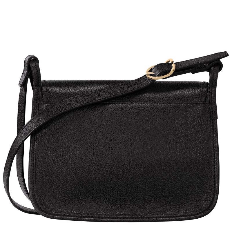 Longchamp Le Foulonné M Crossbody Bag Zwart | EBDH73986