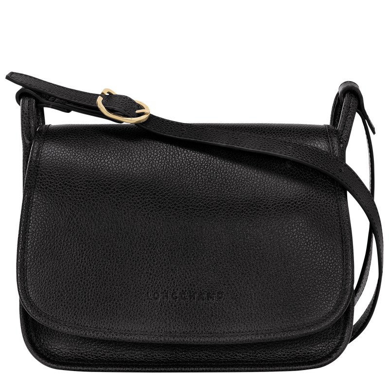 Longchamp Le Foulonné M Crossbody Bag Zwart | EBDH73986