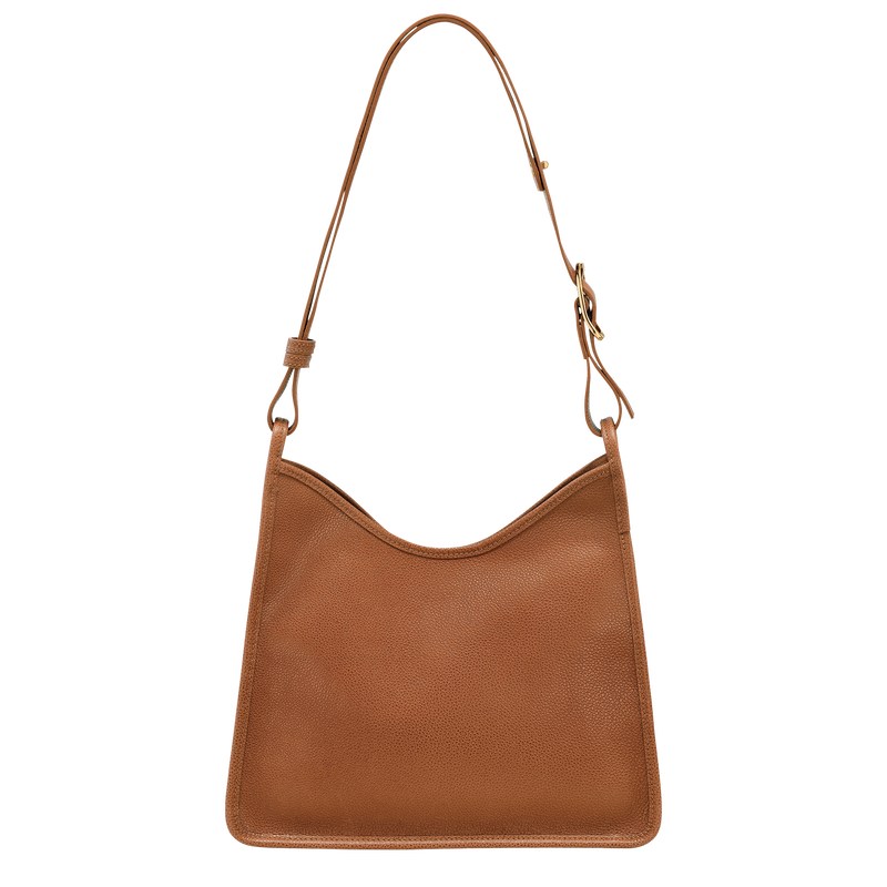 Longchamp Le Foulonné M Hobo Bag Caramel | GUAJ86395