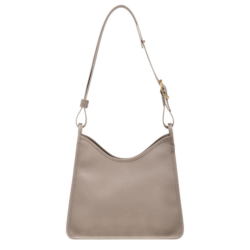 Longchamp Le Foulonné M Hobo Bag Turtledove | CWHL08749