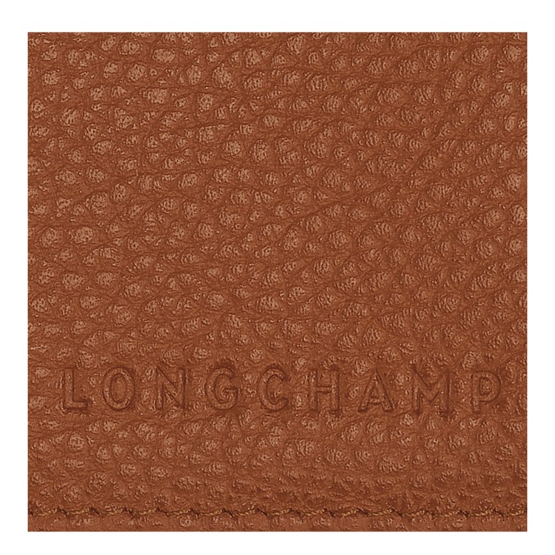 Longchamp Le Foulonné Passport Cover Caramel | ADYU51427