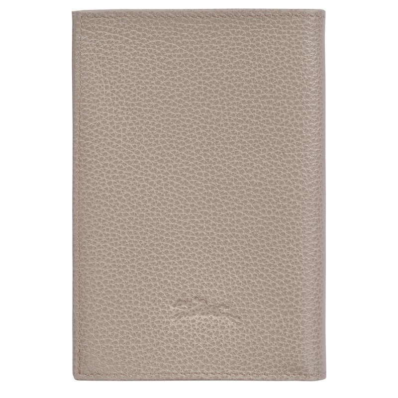 Longchamp Le Foulonné Passport Cover Turtledove | ITGA58462