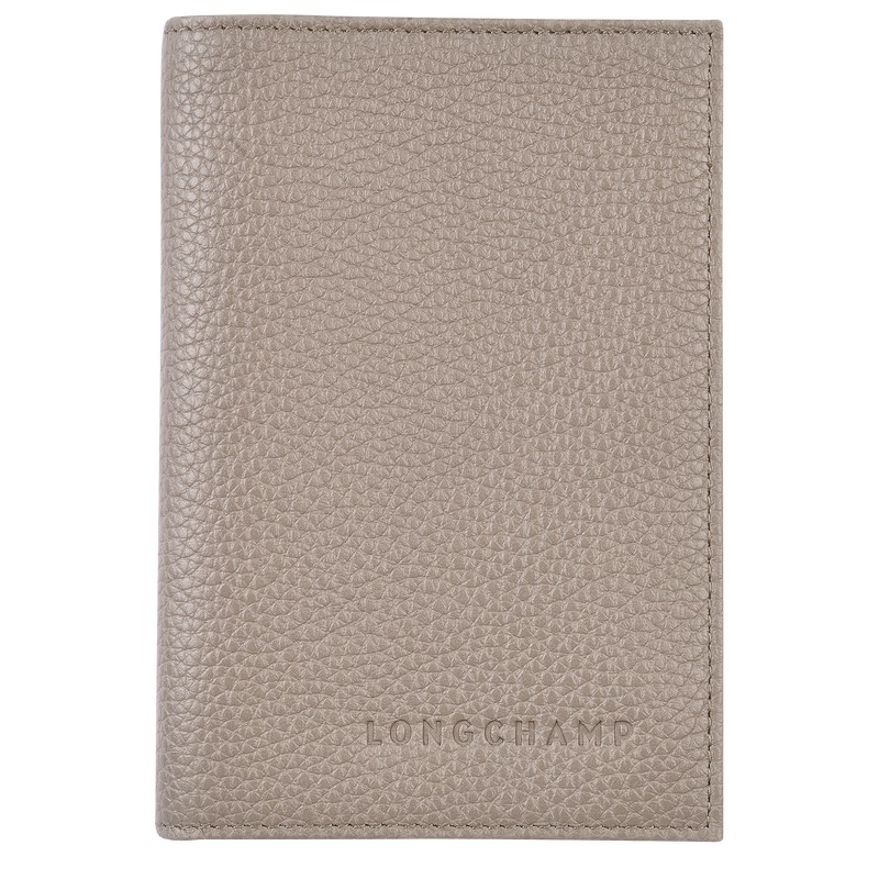 Longchamp Le Foulonné Passport Cover Turtledove | ITGA58462