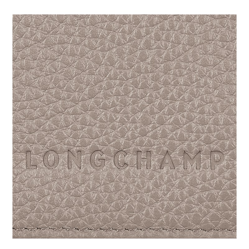 Longchamp Le Foulonné Passport Cover Turtledove | THDC10368