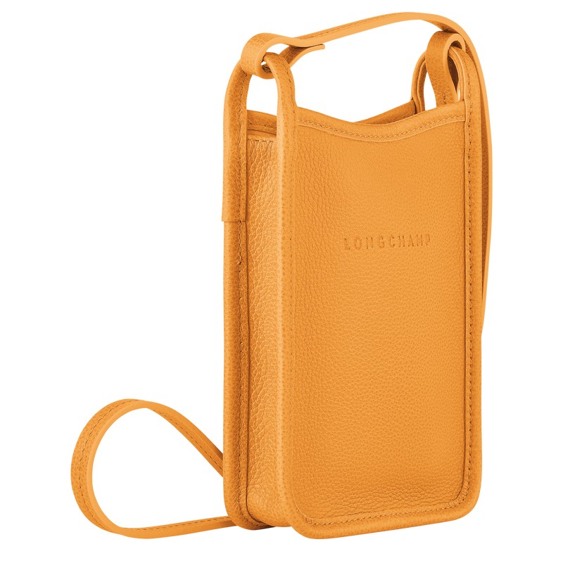 Longchamp Le Foulonné Phone Case Abrikoos | DALO13275