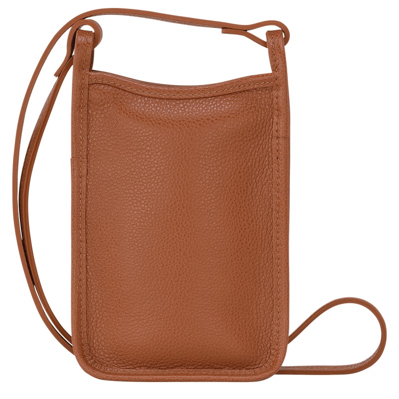 Longchamp Le Foulonné Phone Case Caramel | JZIE91564