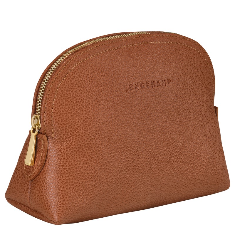 Longchamp Le Foulonné Pouch Caramel | GVDO98471